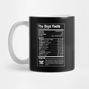 The Boyz Kpop Nutritional Facts 2 Mug